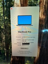 Macbook Pro 16” (2019) Logic Board only. For A2141   i7 32gb 1TB (820-01700)