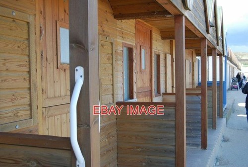 Photo wooden beach huts - beach,