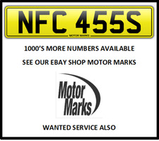 NFC 455S PONTIAC TRANS AM BIG BLOCK CHERISHED CAR NUMBER PLATE NFC 455S NORWICH 