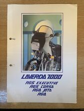 Genuine Laverda Brochure for the RGA, RGA Jota, RGS Corsa & RGS Executive.