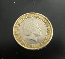 Rare 2 Pound Coin Double Helix DNA 1953-2003 Commemorative Coin Misprint