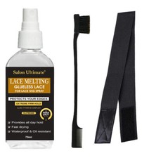 SU LACE MELTING SPRAY GLUE-LESS HAIR ADHESIVE FOR WIG MELTING SPRAY+BAND+BRUSH