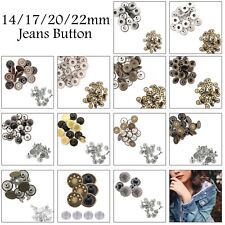DIY Jeans Buttons Hammer on