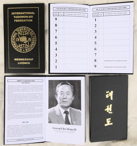 Itf taekwondo licence - taekwondo,