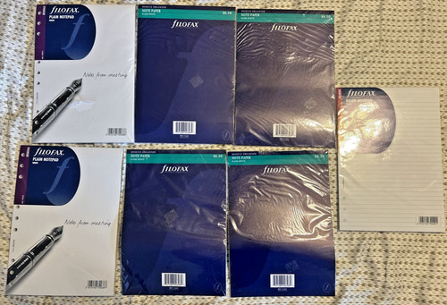 Lot filofax deskfax white - 7,