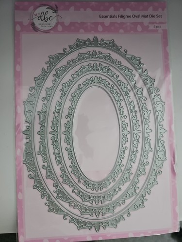 Dawn bibby filigree oval mat - dawn,