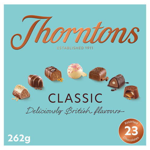 Thorntons chocolates - thorntons,