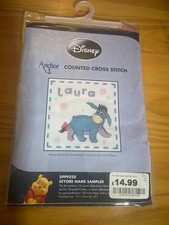 Disney Cross Stitch - Eeyore Personalised Name Sampler