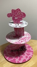 Unique Pink 3 tier party  Cupcake /food Stand 