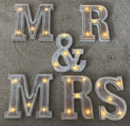 Light wooden mrs - mr, &