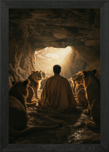 Daniel the lion den - in,