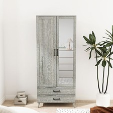DEVON Mirror Wardrobe 2 Door 2