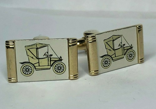 1970 enamel cufflinks - 1970's,