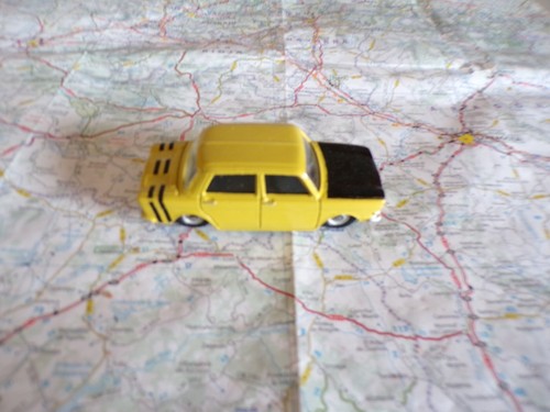Simca 1000 rallye yellow old - simca,