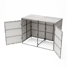 Rattan Garden Double Wheelie