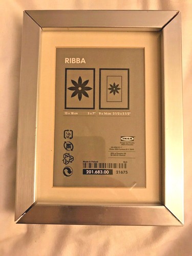 Ikea silver ribba frame - ikea,