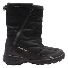 QUECHUA Snow Boots Black Synthetic Womens UK 5.5