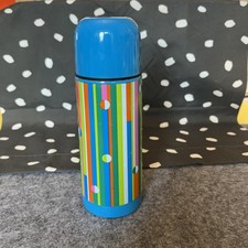 Retro Striped Thermos Steel