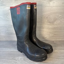 Firefighter 3000 Boots Mens Black UK Size 12 Wellies Flame Resistant Steel Toe