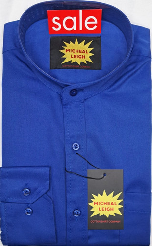 Grandad collarless shirts - shirts, long