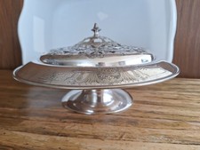Antique Midsilcraft Silver Plate Aesthetic Flower Arranger Floral Nouveau