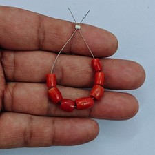 Italian Red Coral Beads Loose