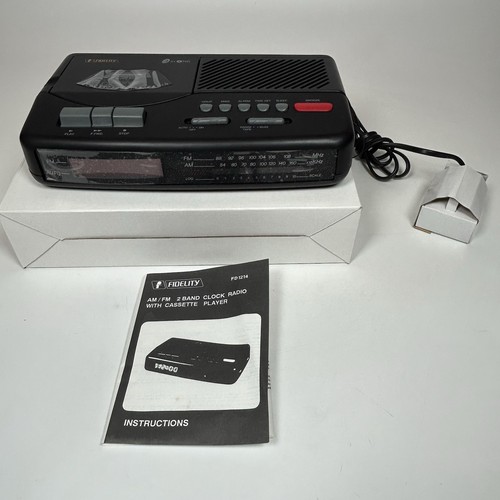 Fidelity fd1214 clock radio - fidelity,