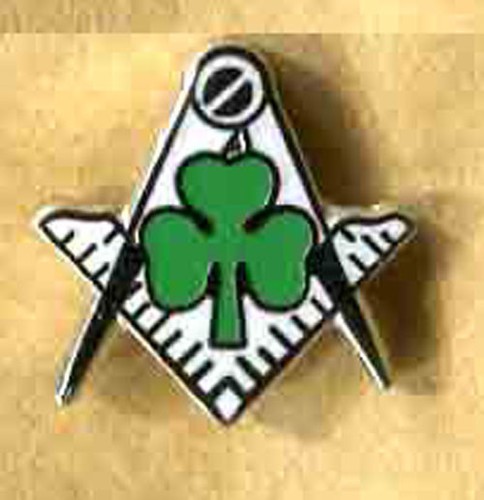 Irish freemason shamrock - freemason, laple