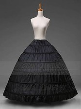 6-Hoop A Line Wedding Dress