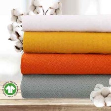 Daisy Embroidered Double Gauze