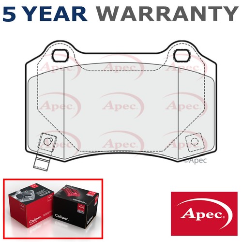 Apec rear brake pads set - apec, fits