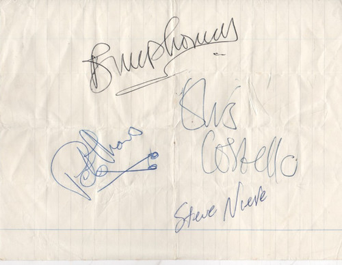 Signed elvis costello the - costello,