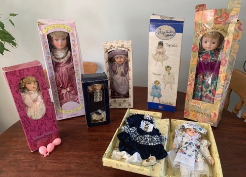 Porcelain china doll - porcelain,