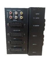 VCR, S-VHS, Video 8, Hi 8, RGB Switching Editing Unit Junction Box Black