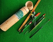 bamboo float tube with 7 older floats.