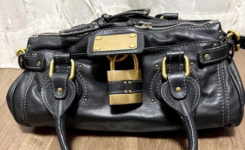 Chloe paddington black leather - chloe,