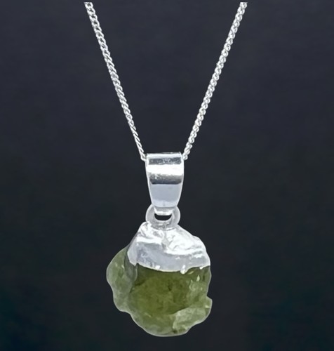 Peridot pendant sterling - peridot,