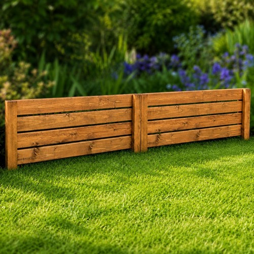 Wooden slatted garden flower - slatted,