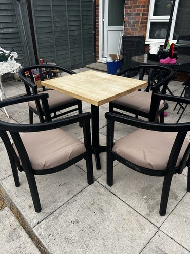 Bar table and - and, chairs