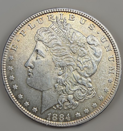 1884 morgan silver dollar usa - 1884,