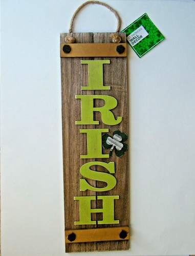Patricks day wall decor - st,