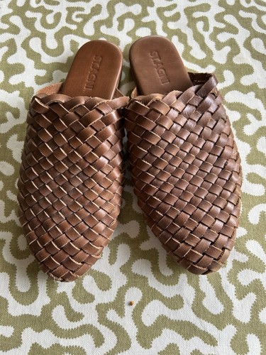 Agni woven leather sandal - leather,