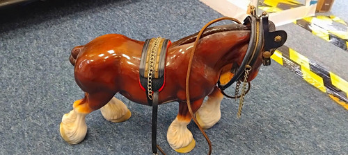 Large ceramic horse - large, figurine