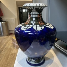 Frederick RHEAD 1920s Art Nouveau  MacIntosh style Trellis Bursley Ware Vase