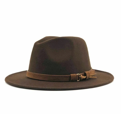 Fedora hat classical wide - fedora, brim