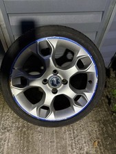 GENUINE 17" FORD FIESTA MK7 MK 8 ZETEC S SNOWFLAKE ALLOY WHEEL With Tyre Gx21