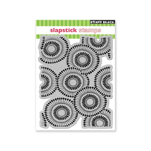 Penny black cling - penny, rubber