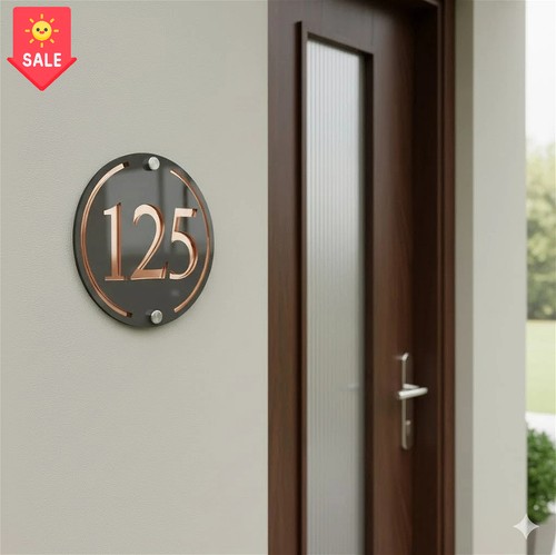 Personalised house number - personalised,