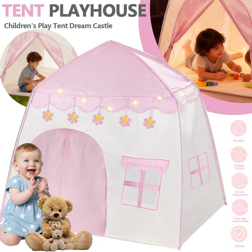 Pink princess castle play - pink,