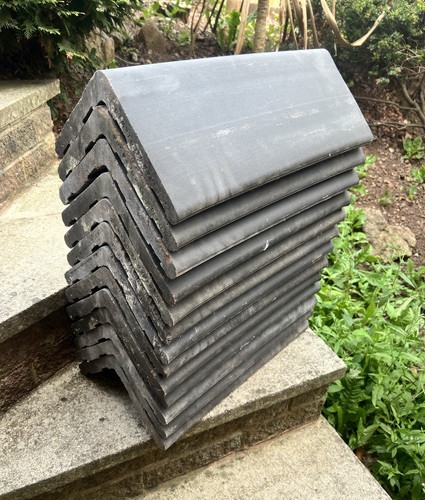 Clay ridge tiles qty12 - ridge,